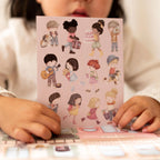 Little Dutch uzlīmju grāmata Sticker Story - Rosa's Shop
