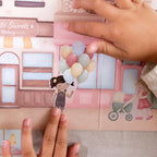 Little Dutch uzlīmju grāmata Sticker Story - Rosa's Shop