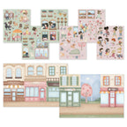 Little Dutch uzlīmju grāmata Sticker Story - Rosa's Shop