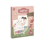 Little Dutch akvareļu krāsu komplekts "Rosa & Fairy Garden"