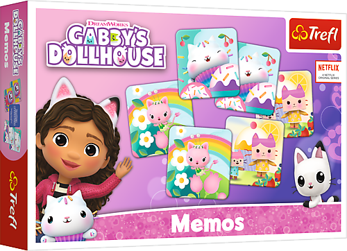 Trefl galda spēle: Gabby's Dollhouse Memo