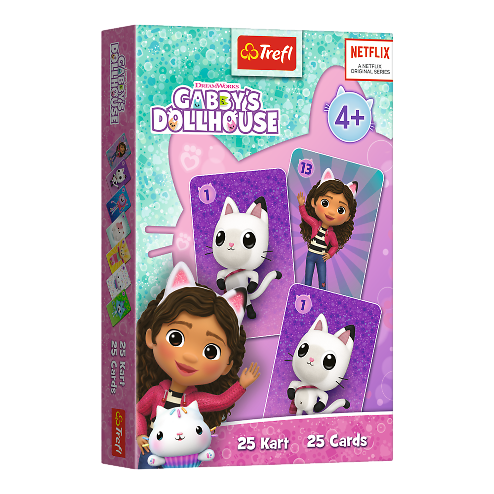 Trefl kāršu spēle: Gabby's Dollhouse