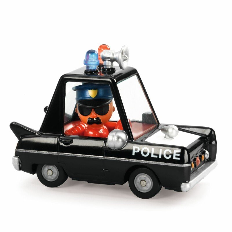 Ašais policists – Djeco Crazy Motors rotaļu automašīna