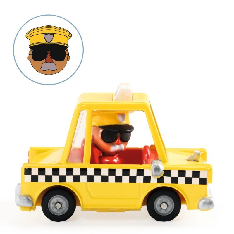 Taksists Džo – Djeco Crazy Motors rotaļu automašīn