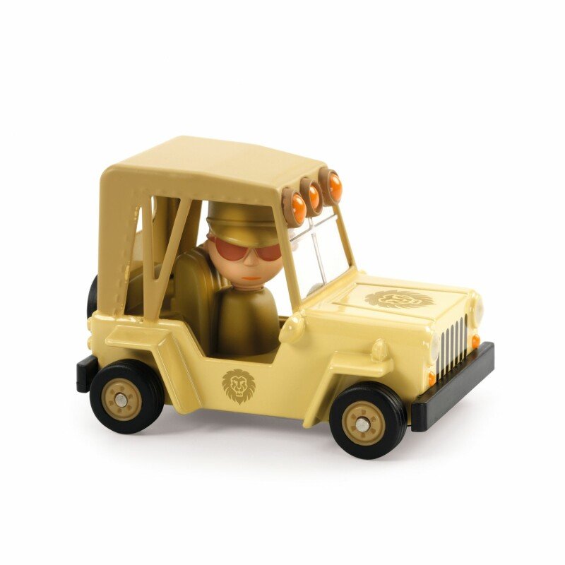 Safari Lauva – Djeco Crazy Motors rotaļu automašīna