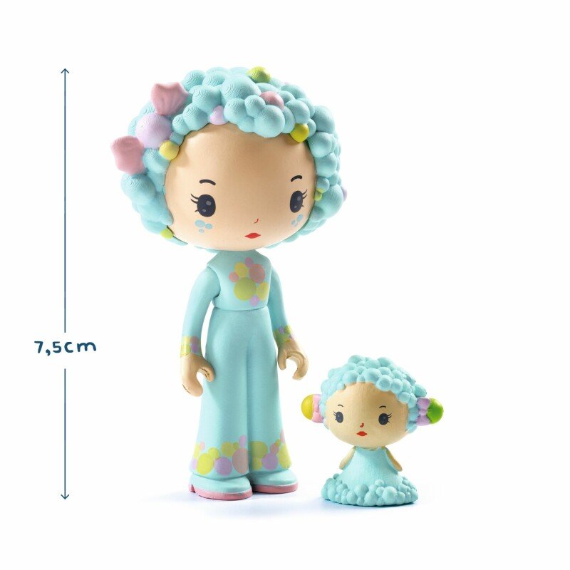 Djeco Tinyly miniatūrais rotaļu komplekts: "Zilmatītes guļamistaba"