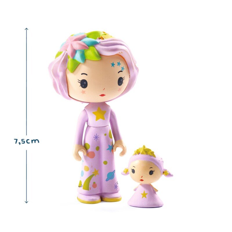 Djeco Tinyly miniatūrais rotaļu komplekts: "Violetas guļamistaba"