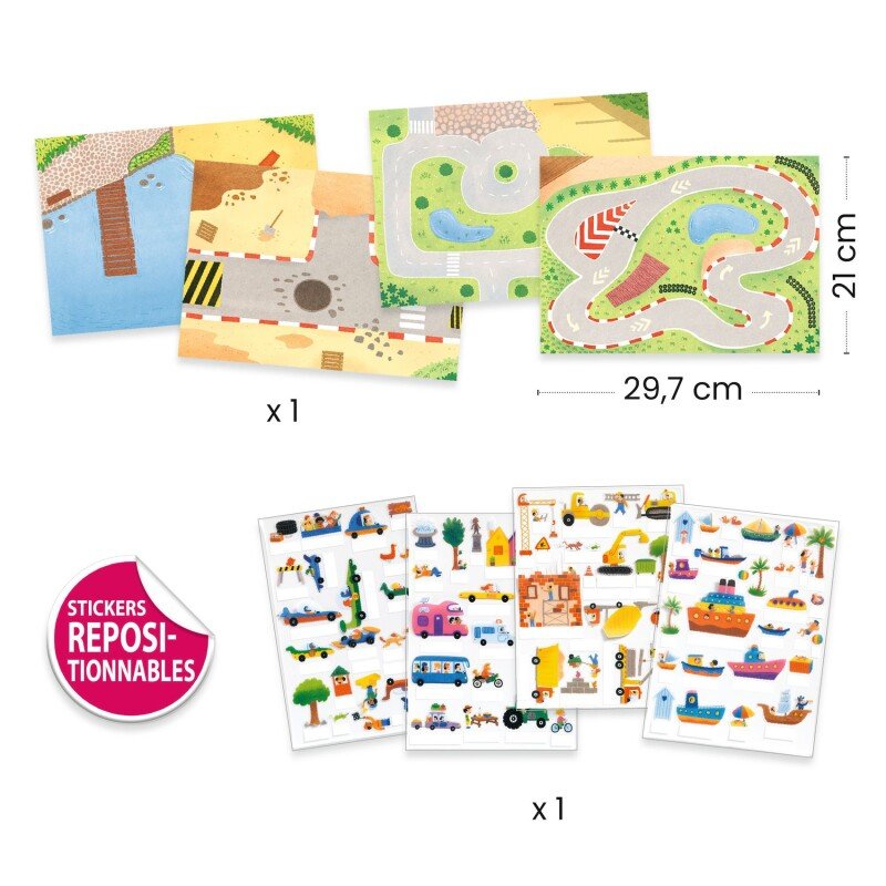 Pārlīmējamas telpiskās (3D) uzlīmes - Transportlīdzekļi