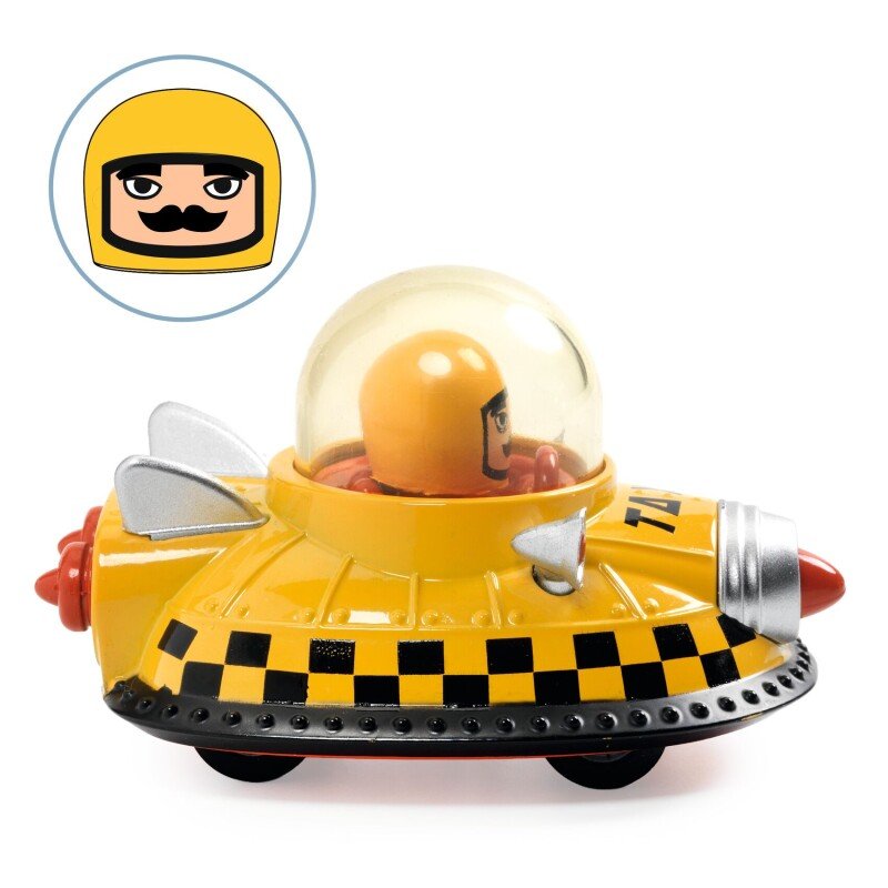 Kosmosa taksis – Djeco Crazy Motors rotaļu automašīna