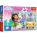 Trefl mirdzošā puzle: Gabby's Dollhouse (60 gab.)