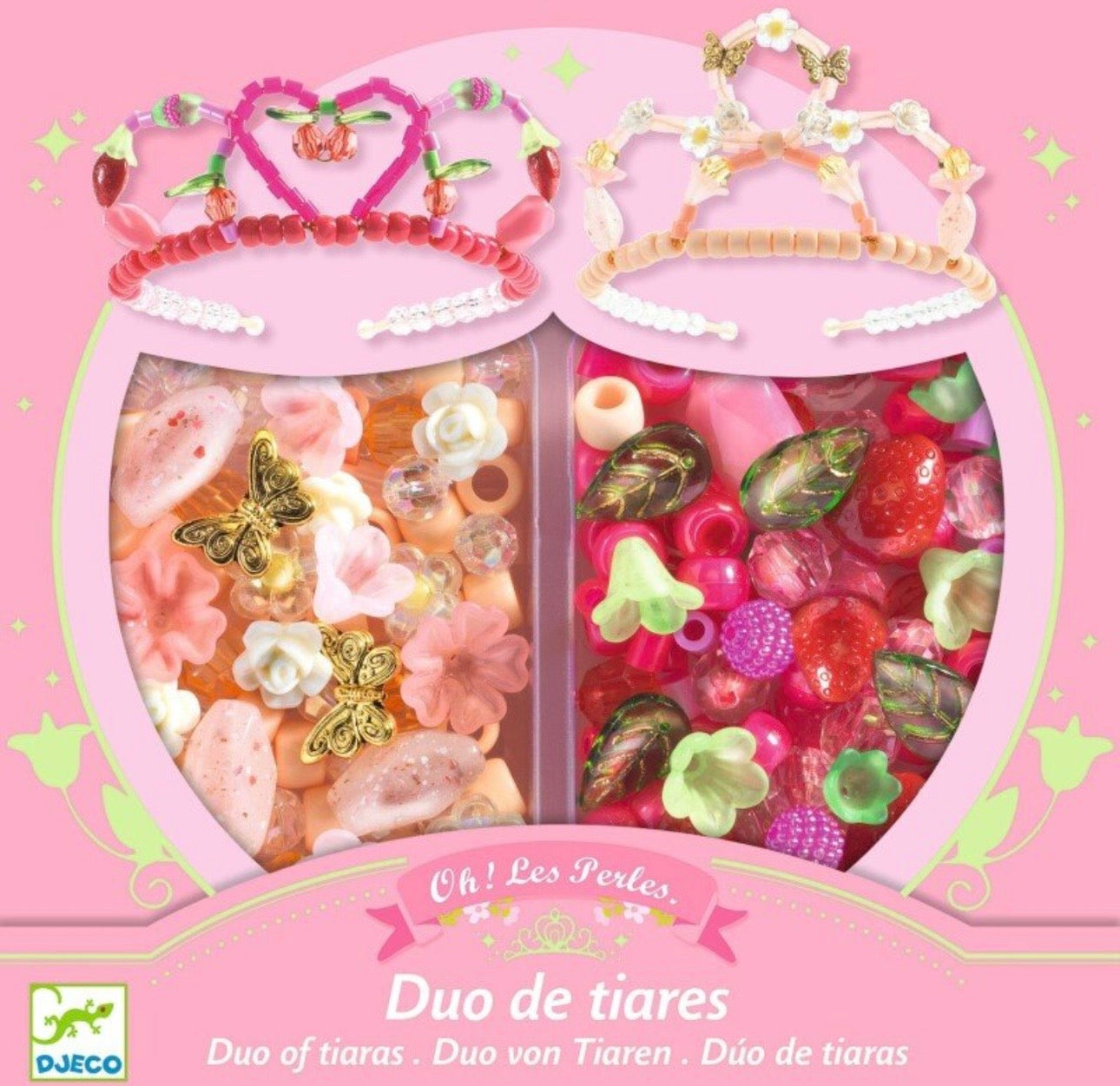 Radošais komplekts "Duo of Tiaras" – Rozā diadēmas pašu rokām