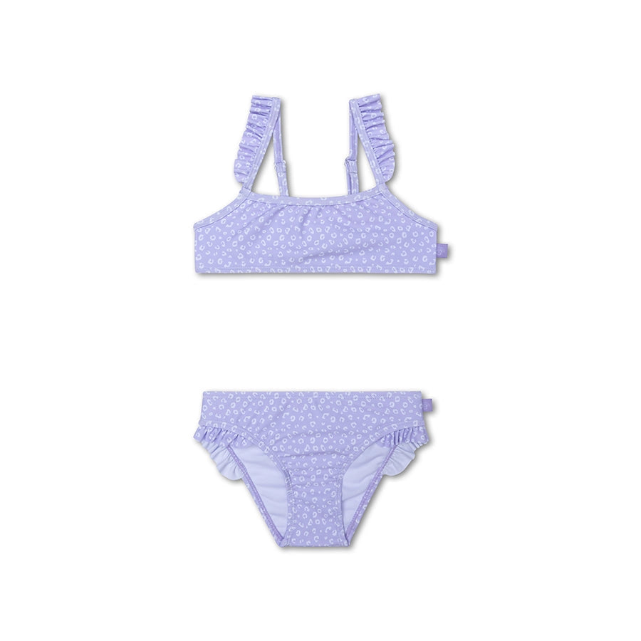 Bērnu divdaļīgais peldkostīms (Bikini) | Lila Leopard