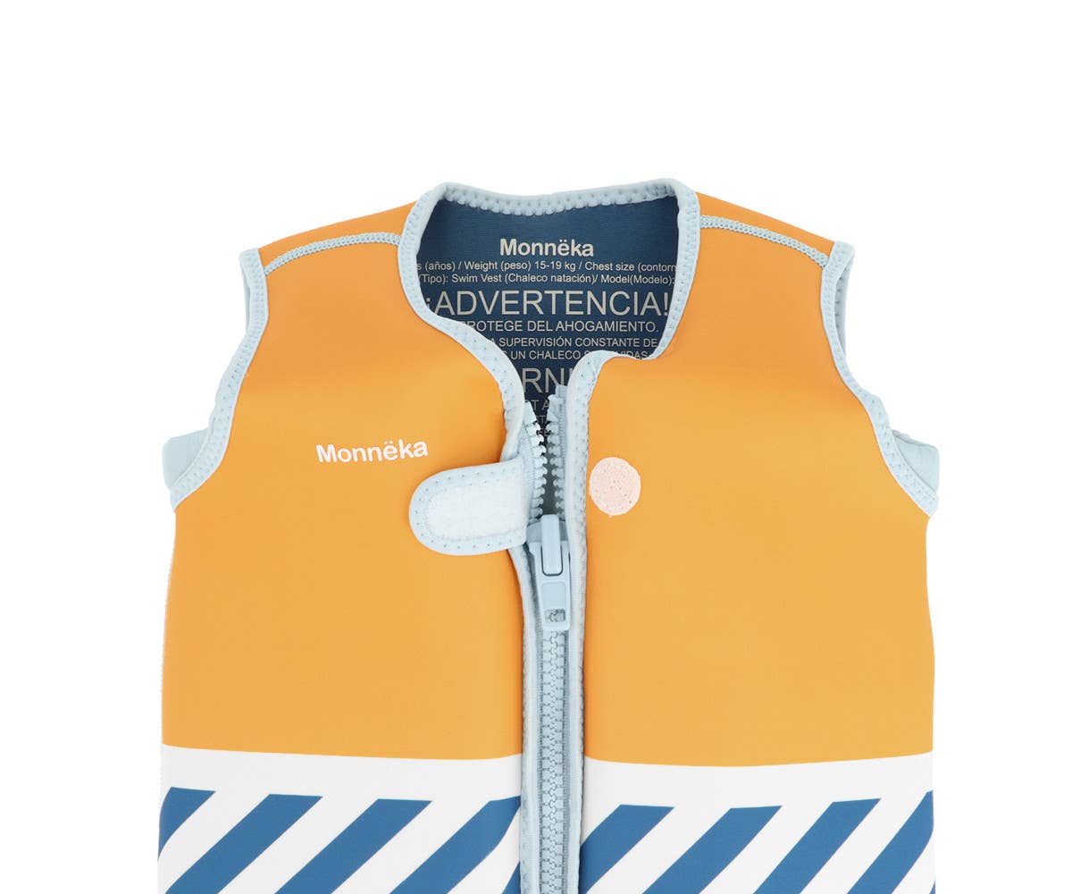 Bērnu peldētapmācības veste "Stripes Blues & Beyond" (3–6 gadi)