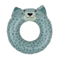 Bērnu peldriņķis ar austiņām | Green Leopard (Ø 55 cm)