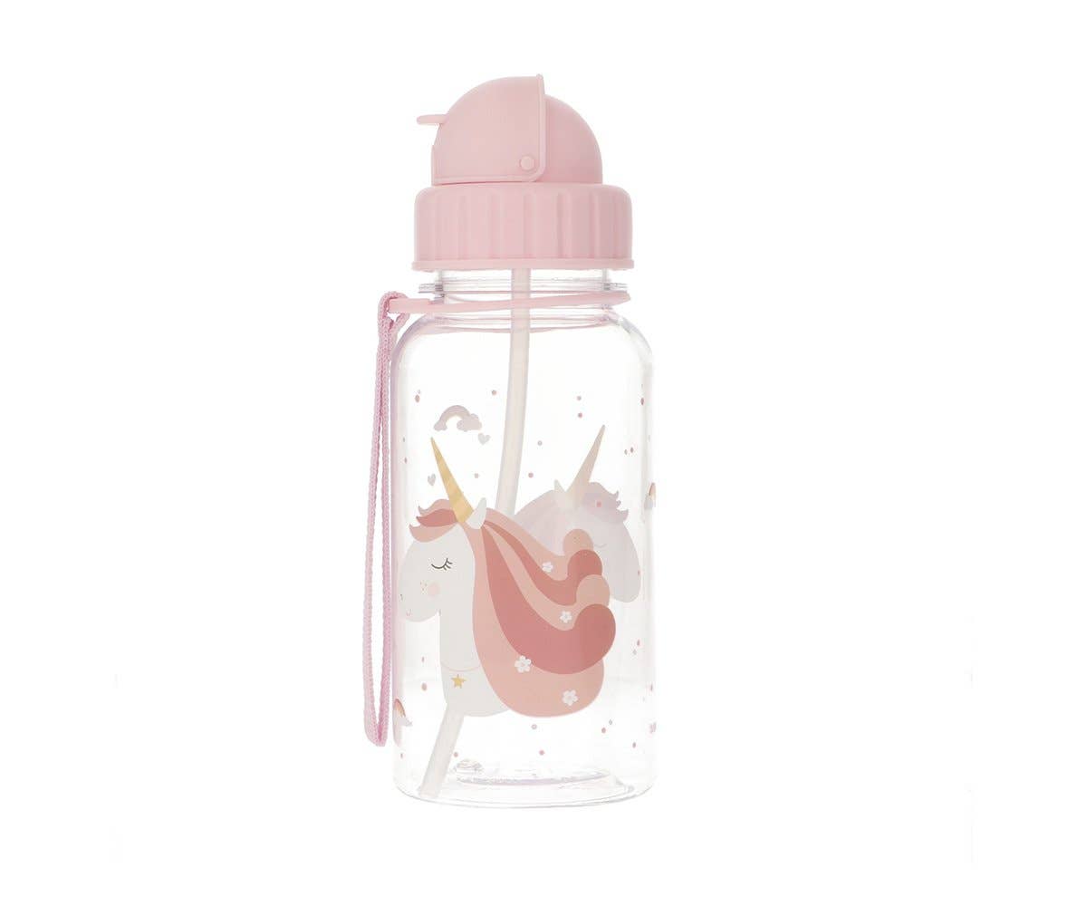 Ūdens pudelīte ar salmiņu | Magical Unicorn (500 ml)