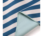 Kompaktais mikrošķiedras pludmales dvielis "Stripes Blues & Beyond"