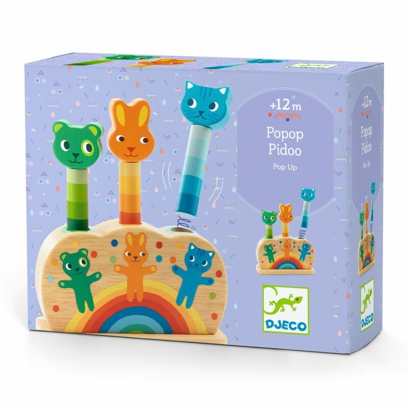 Djeco koka pop-up rotaļlieta: "Popop Pidoo"