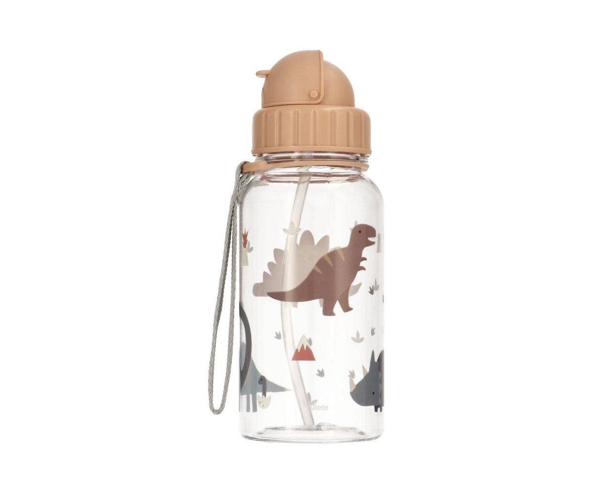 Ūdens pudelīte ar salmiņu | Dinos World (500 ml)
