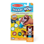 MELISSA & DOUG Uzlīmju grāmata MELISSA Sticker WOW! Aktivitāšu komplekts – Suns