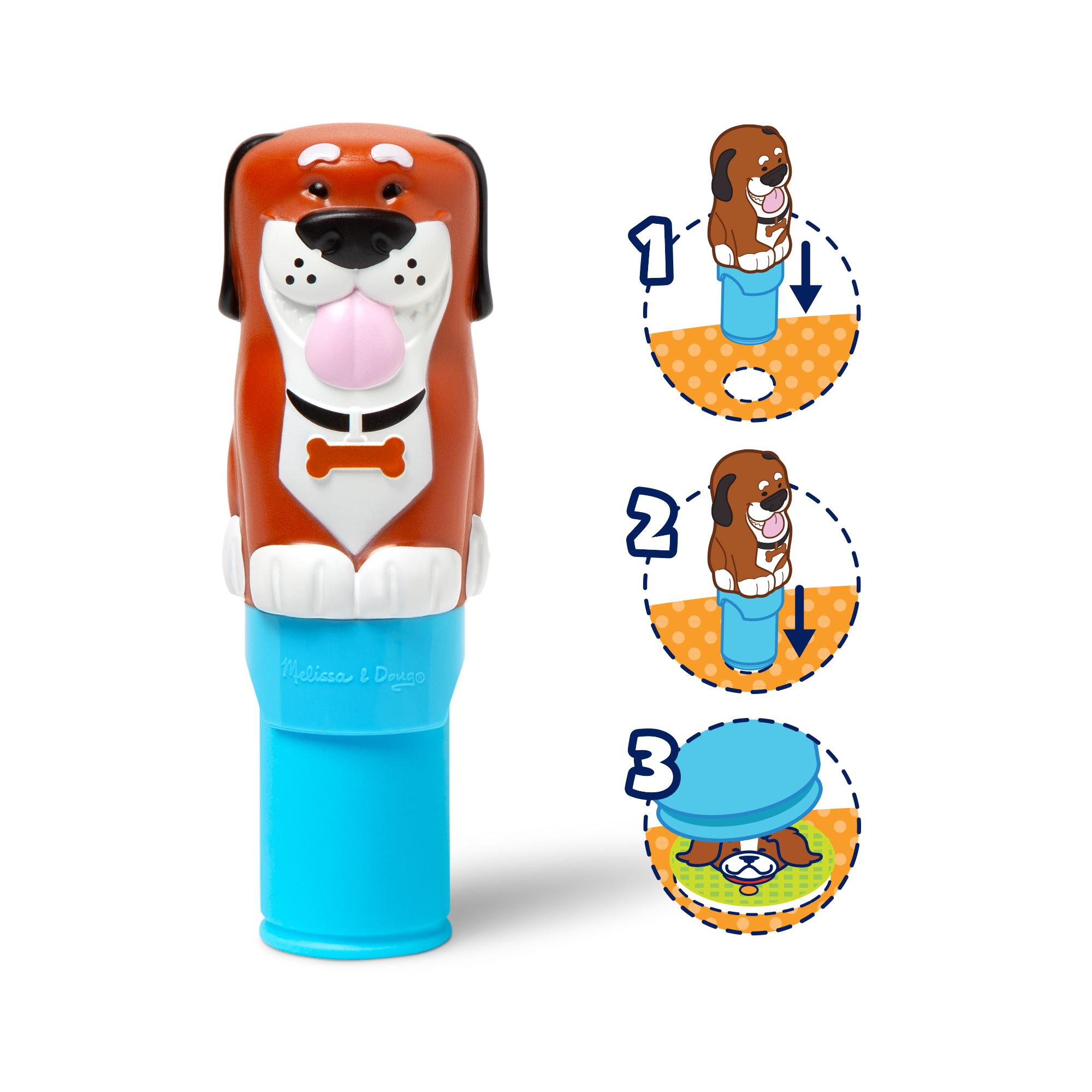 MELISSA & DOUG Uzlīmju grāmata MELISSA Sticker WOW! Aktivitāšu komplekts – Suns