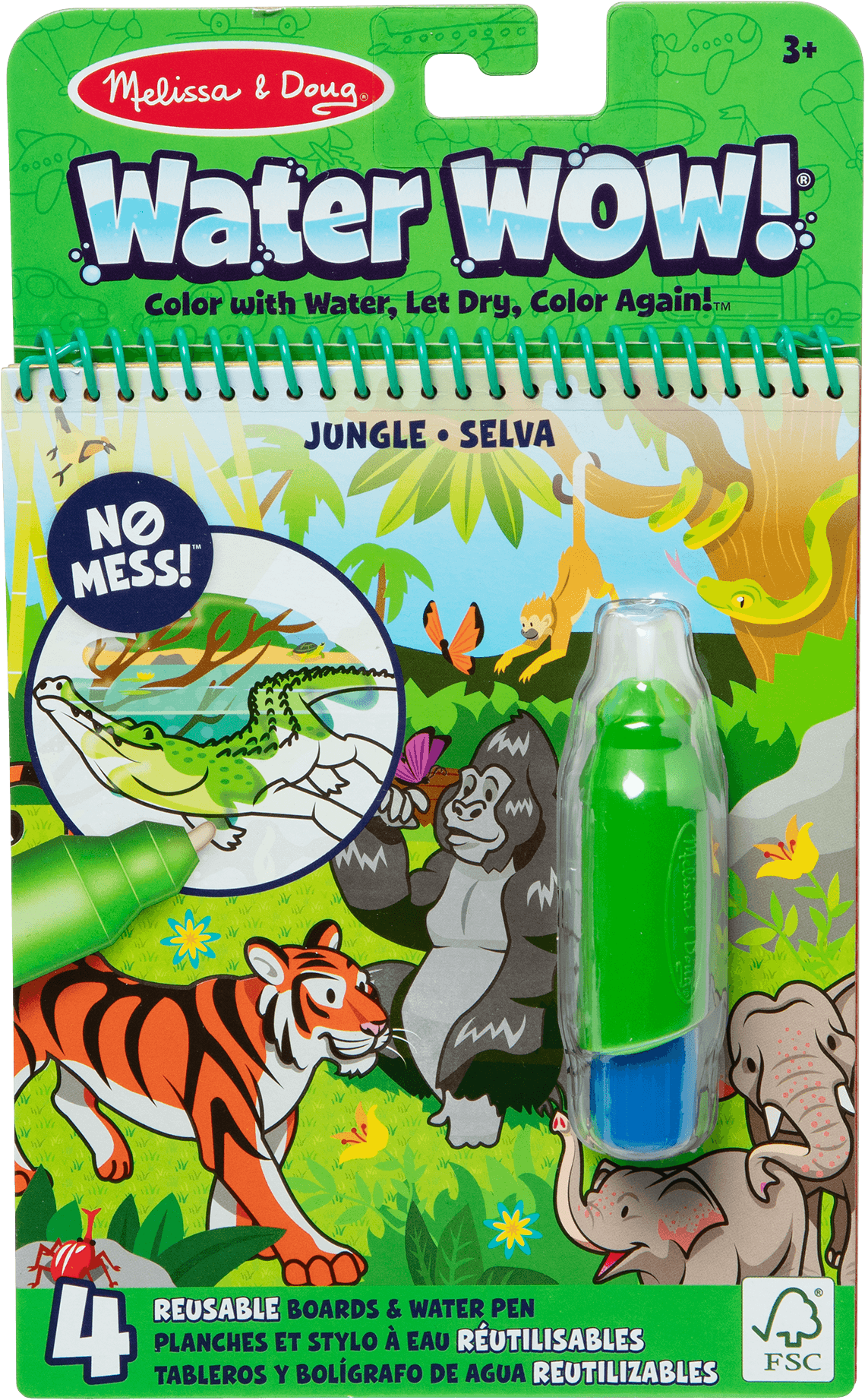 Melissa & Doug Water Wow! – Džungļi