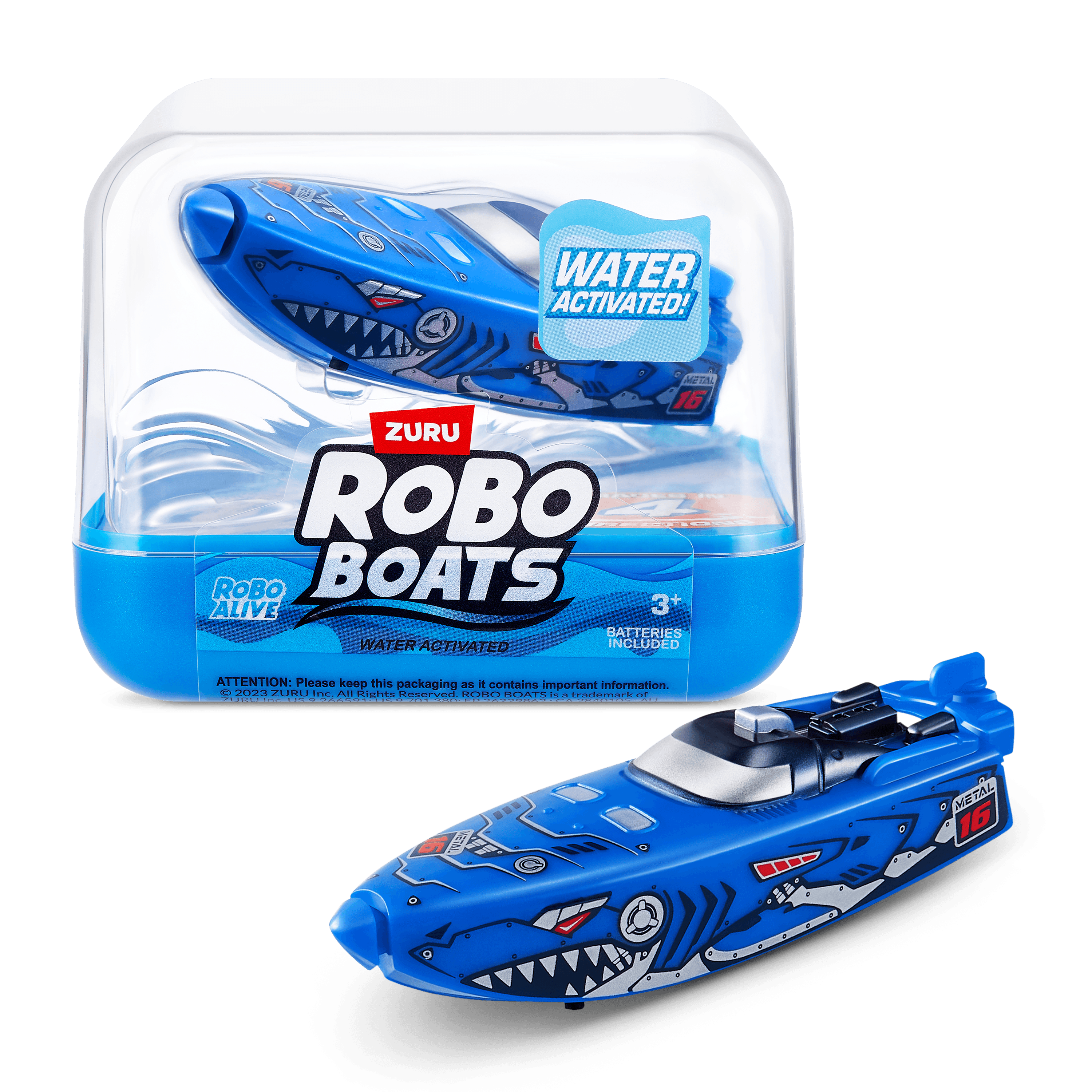 ROBOALIVE Interaktīvā rotaļlieta Robo laiva