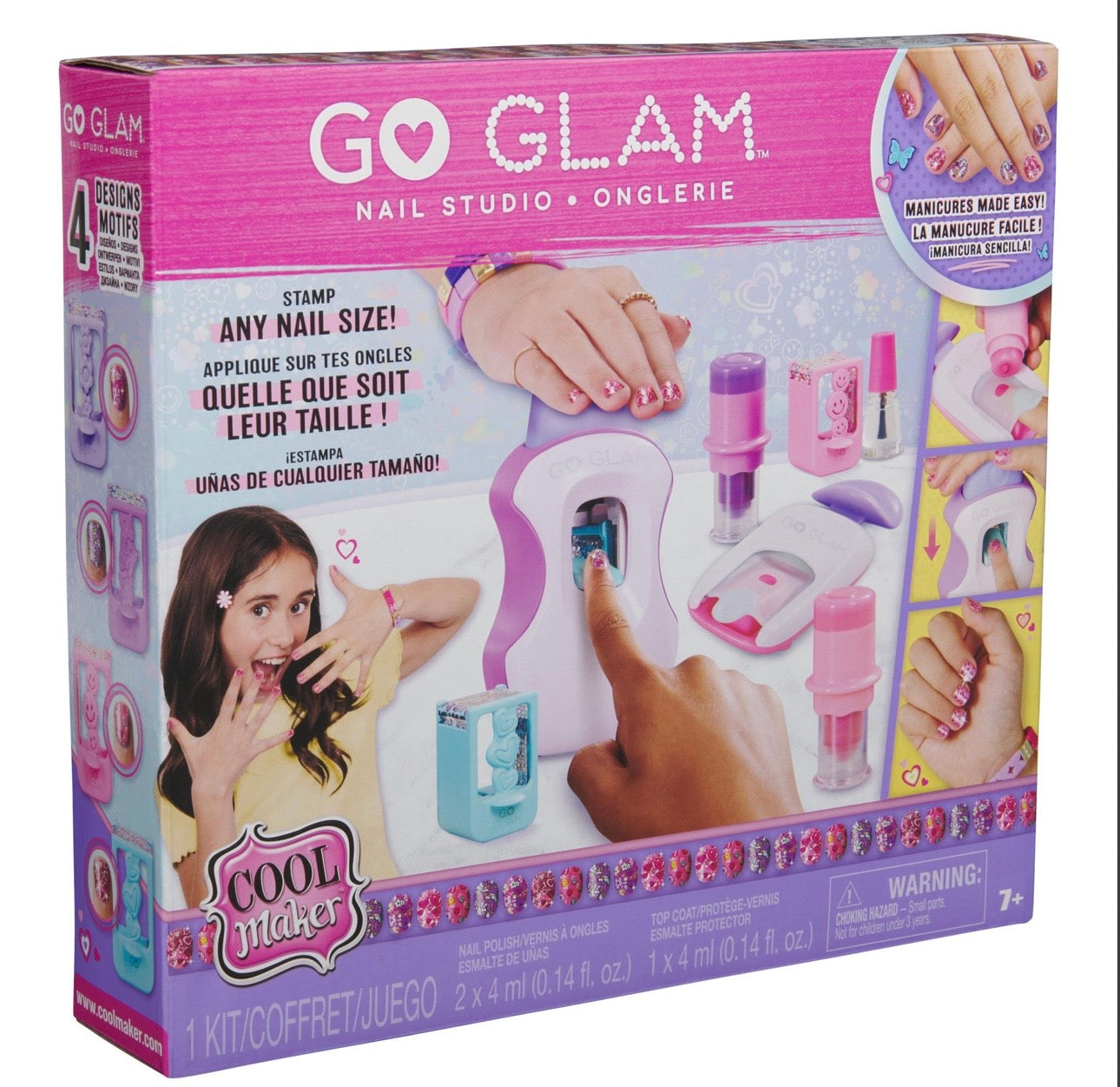 GOGLAM Rotaļu komplekts Go Glam Nail Studio