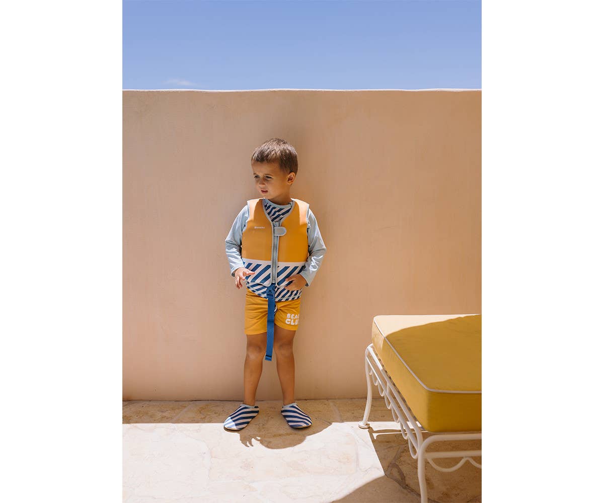 Bērnu peldētapmācības veste "Stripes Blues & Beyond" (3–6 gadi)