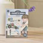 Little Dutch magnētiski krāsojamā grāmata un spēle ´Jim & Vehicles´