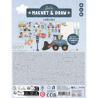 Little Dutch magnētiski krāsojamā grāmata un spēle ´Jim & Vehicles´