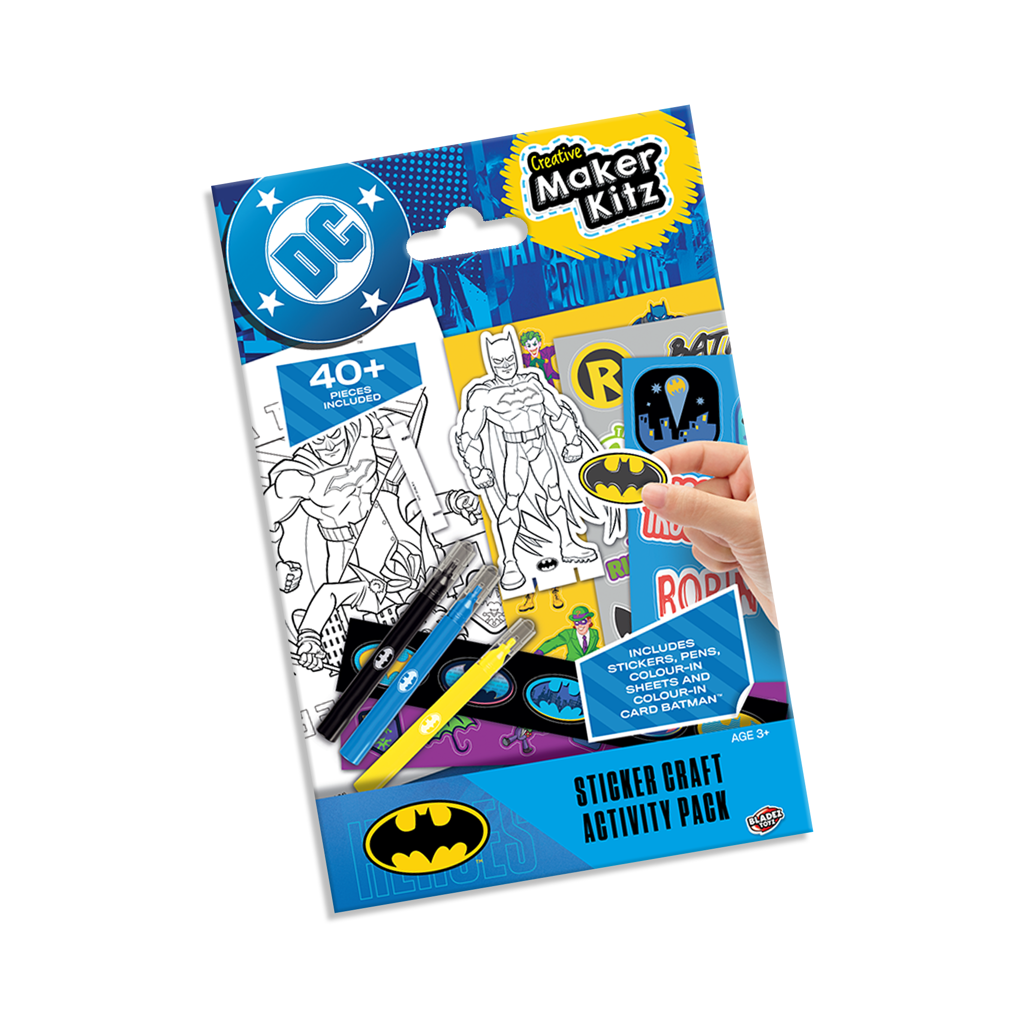 Batman uzlīmju aktivitāšu komplekts