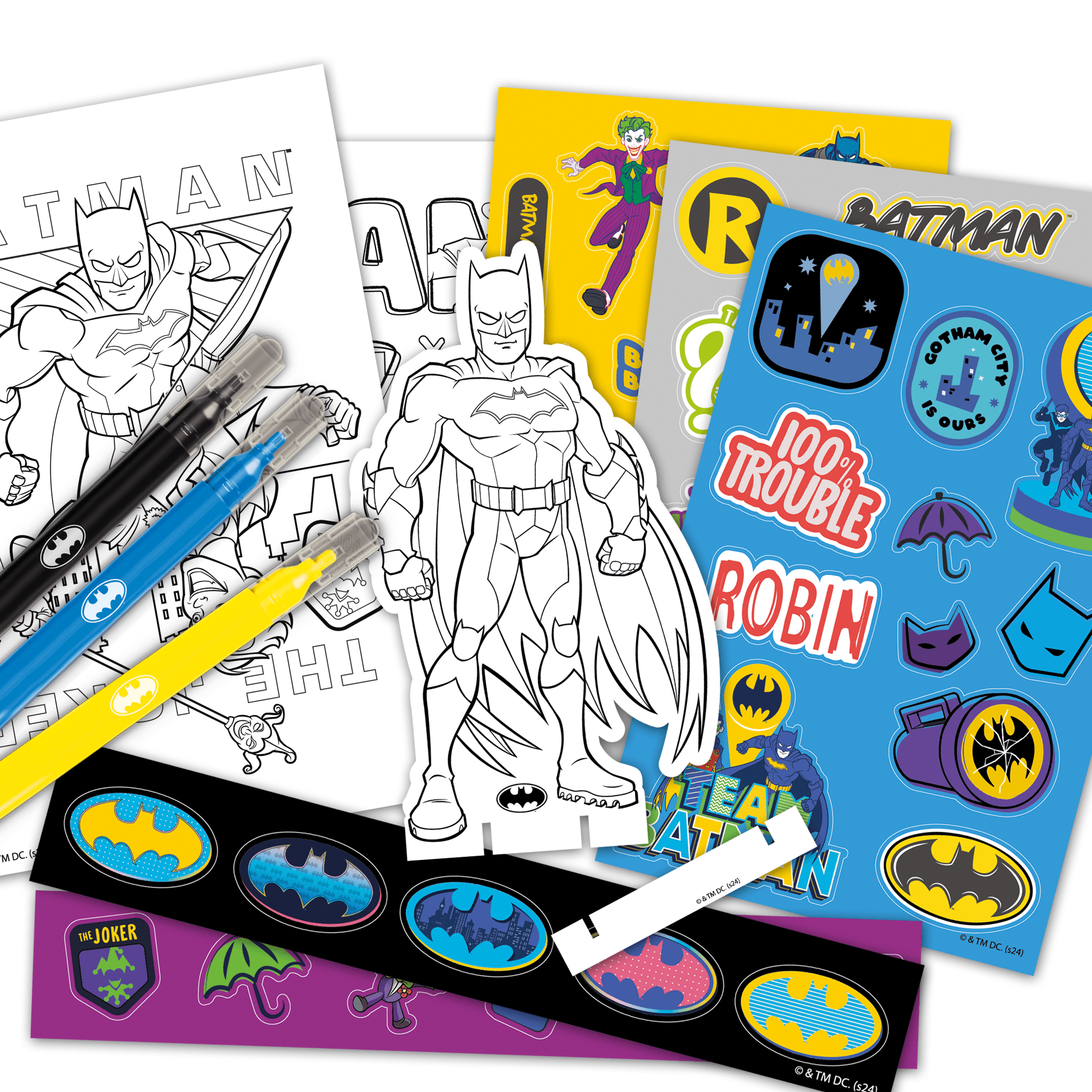 Batman uzlīmju aktivitāšu komplekts