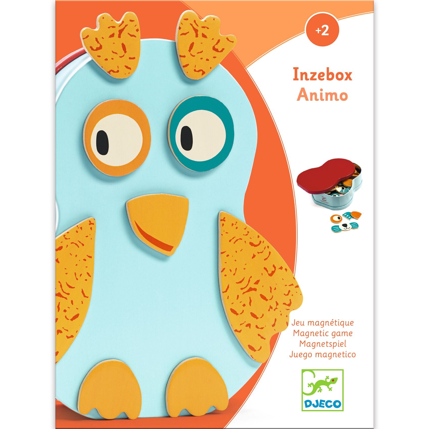 Koka magnēti metālā kārbā – Animo