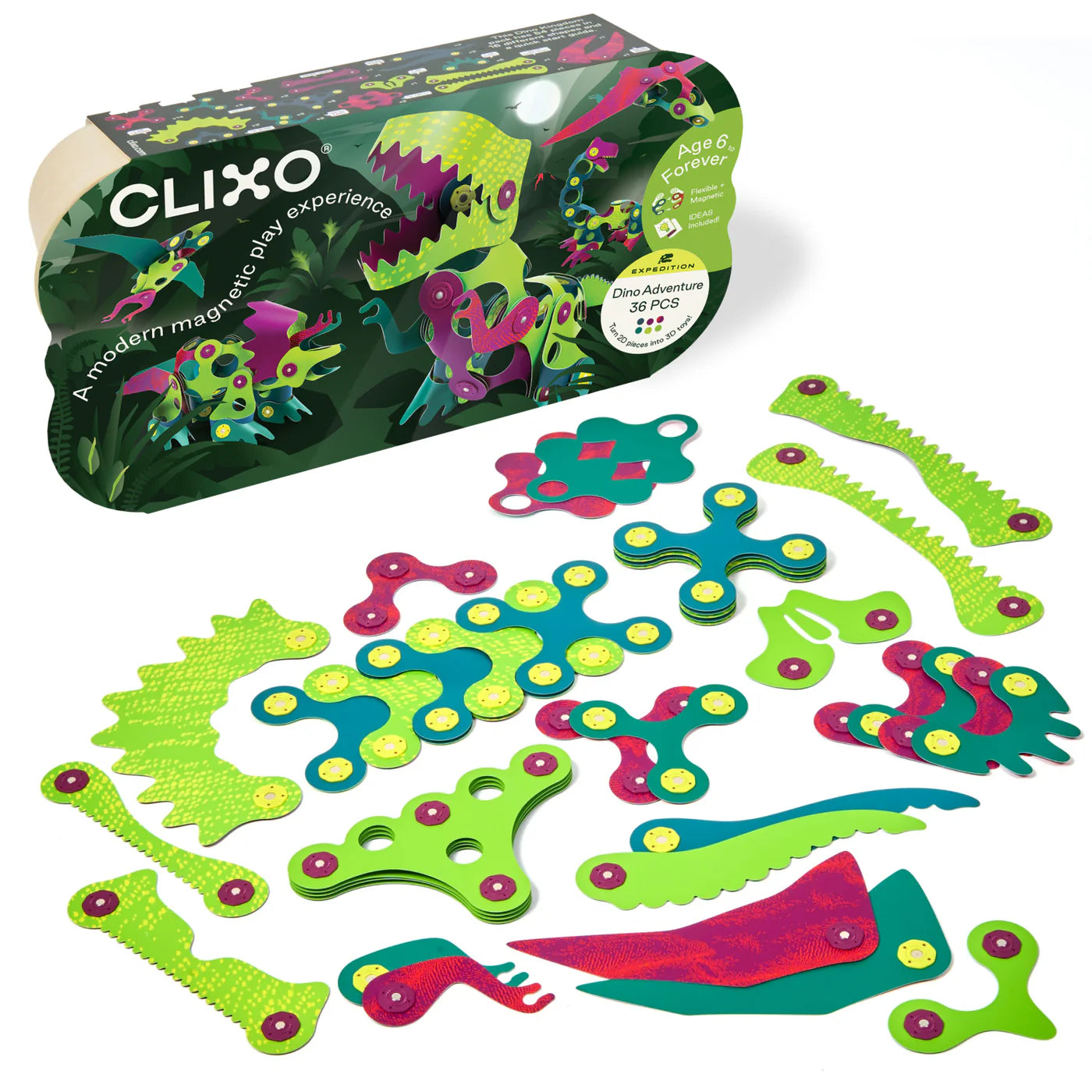 Clixo Dinosaur Adventure Pack