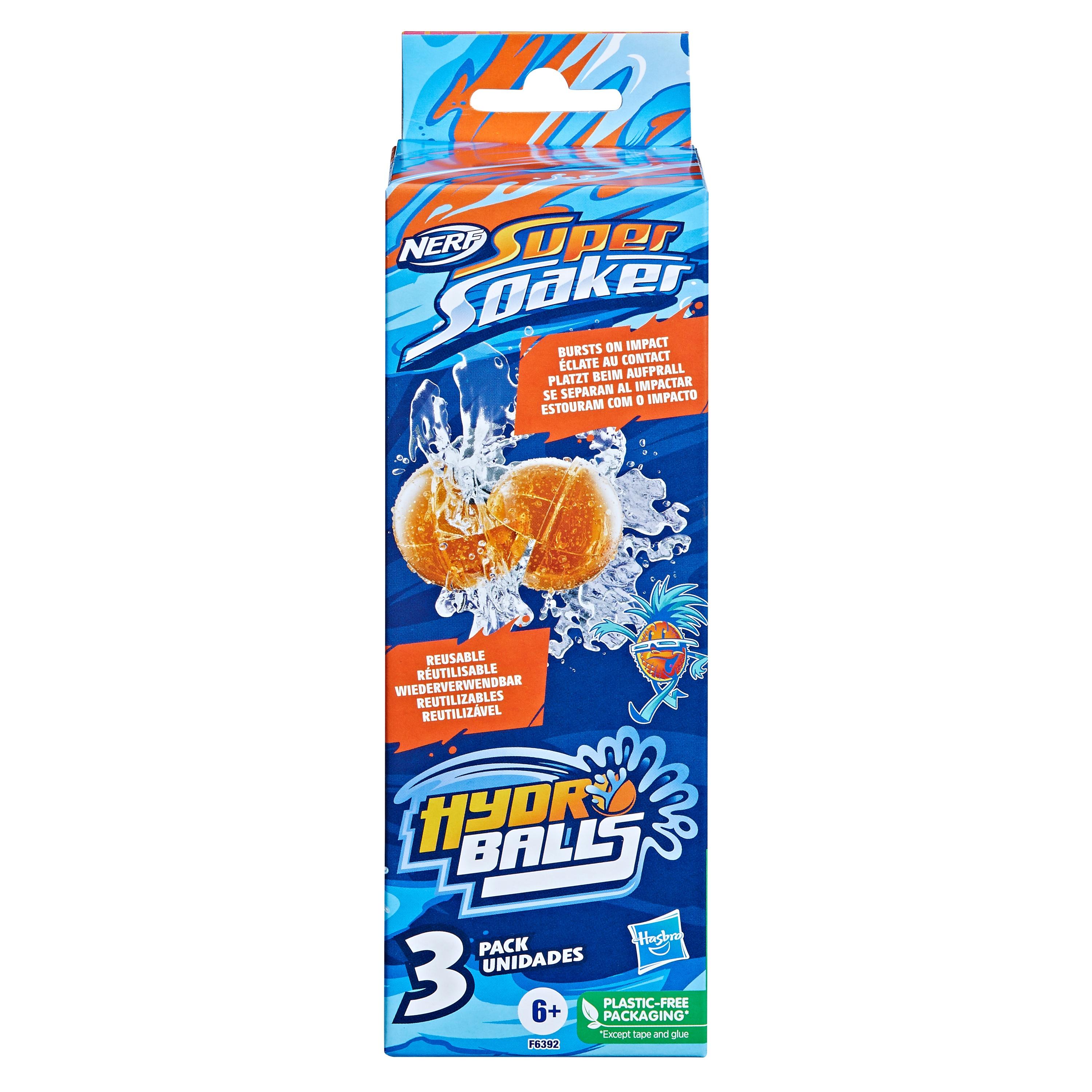 NERF SUPER SOAKER Rotaļu komplekts Ūdens bumbas, 3 gab