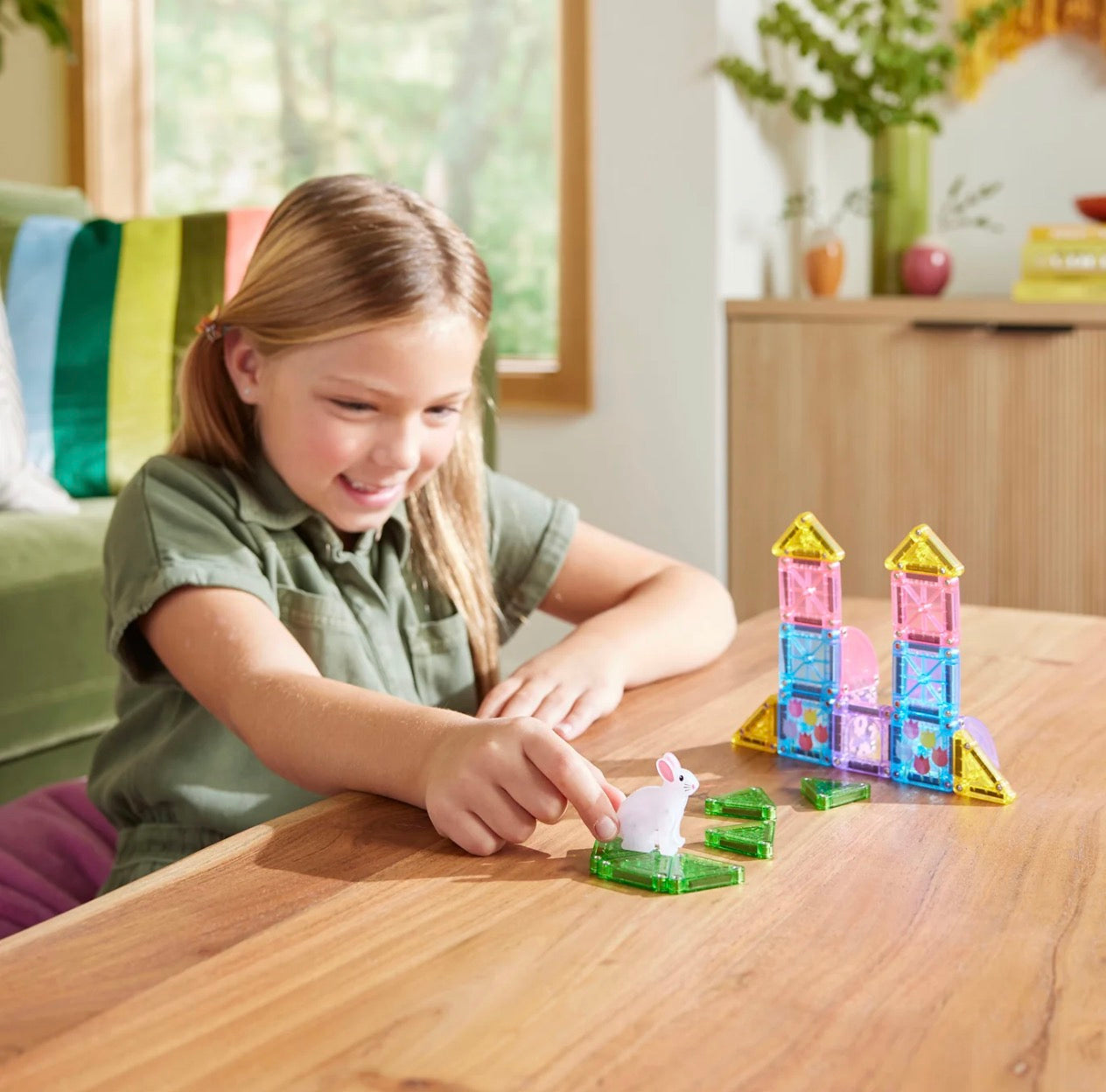 MAGNA-TILES® microMAGS "Spring Garden" (24 detaļas)