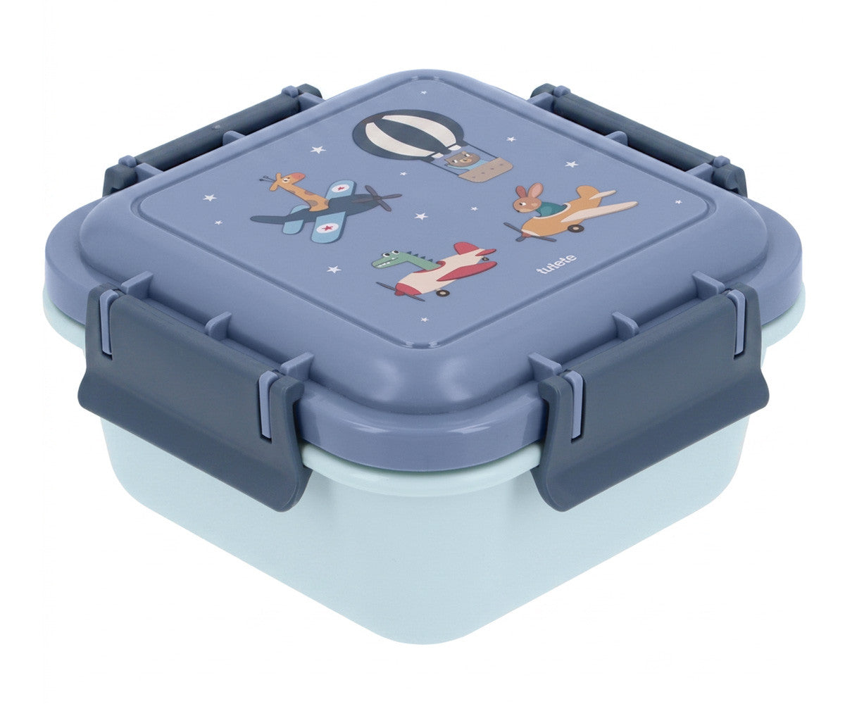 Pusdienu kārba "Lidmašīnas" (Bento Box) 17 cm x 13 cm x 6 cm