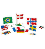 Plus-Plus mācīšanās komplekts „Learn to Build: Flags of the World”