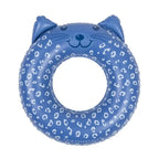 Bērnu peldriņķis ar austiņām | Blue Leopard (Ø 55 cm)